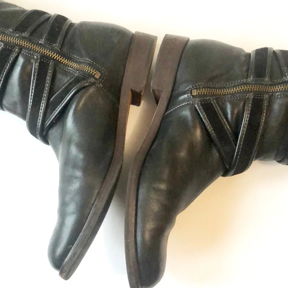 Cole Haan Leather Riding Boots